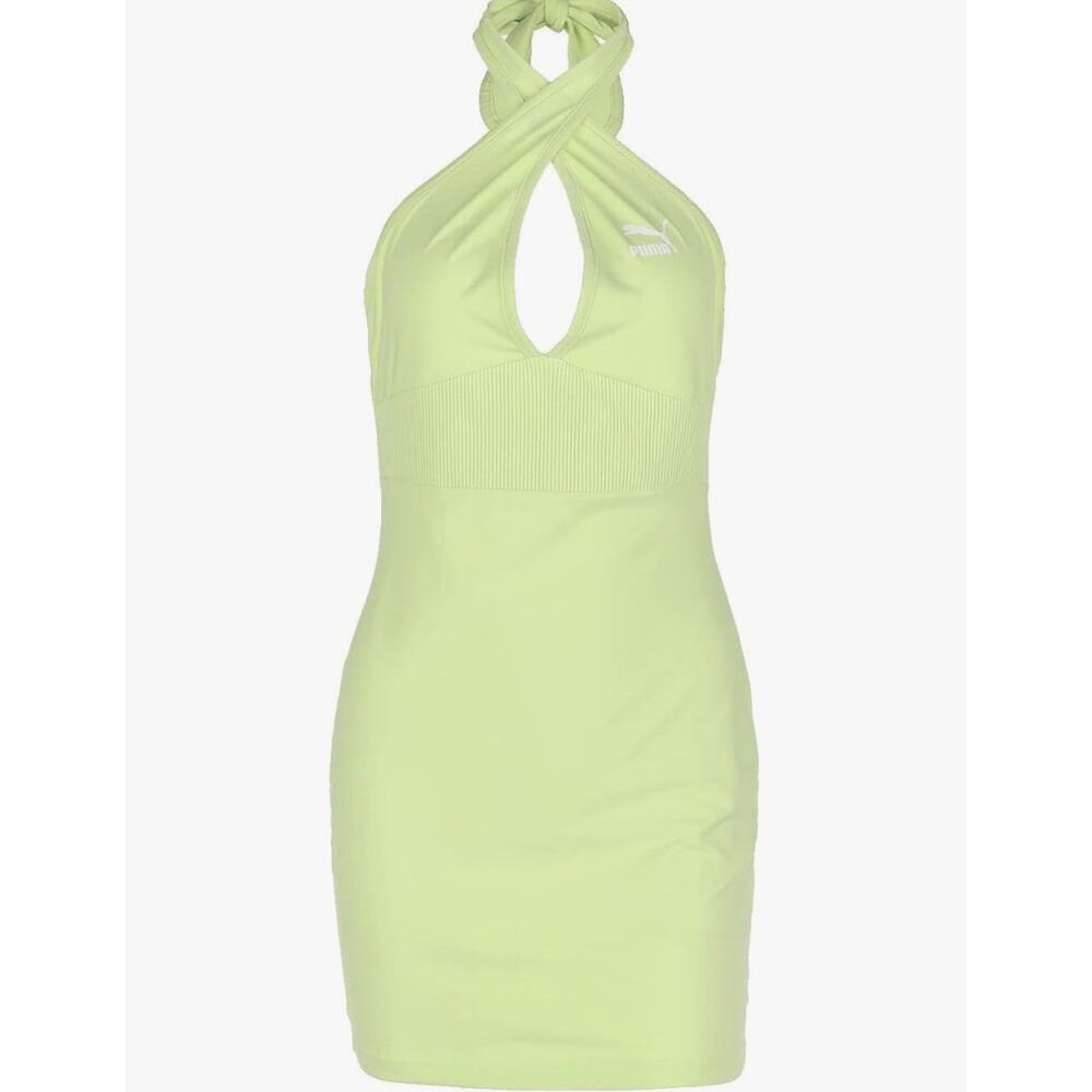 NWT PUMA Classics Summer Halterneck Dress Size S
